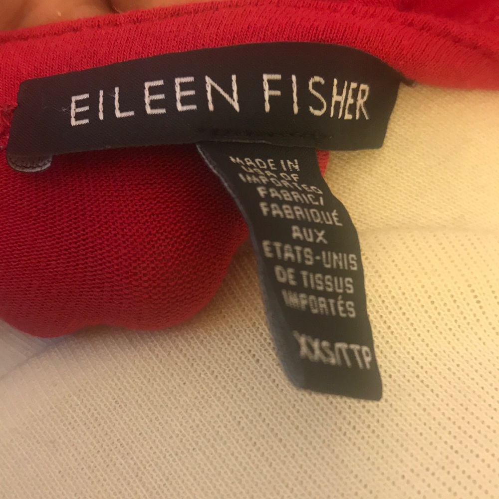 Eileen Fisher Long sleeve Red dress. - Picture 3 of 7